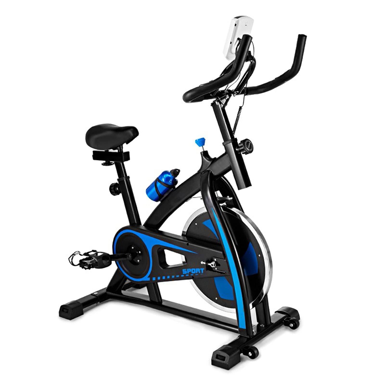 Premium Indoor Exercise Bike - Stationary Cycling Bike for Home Cardio Workout | Upright Fitness Bike with Adjustable Resistance | Perfect for Home Gym, Apartment Workouts & Indoor Cycling Training