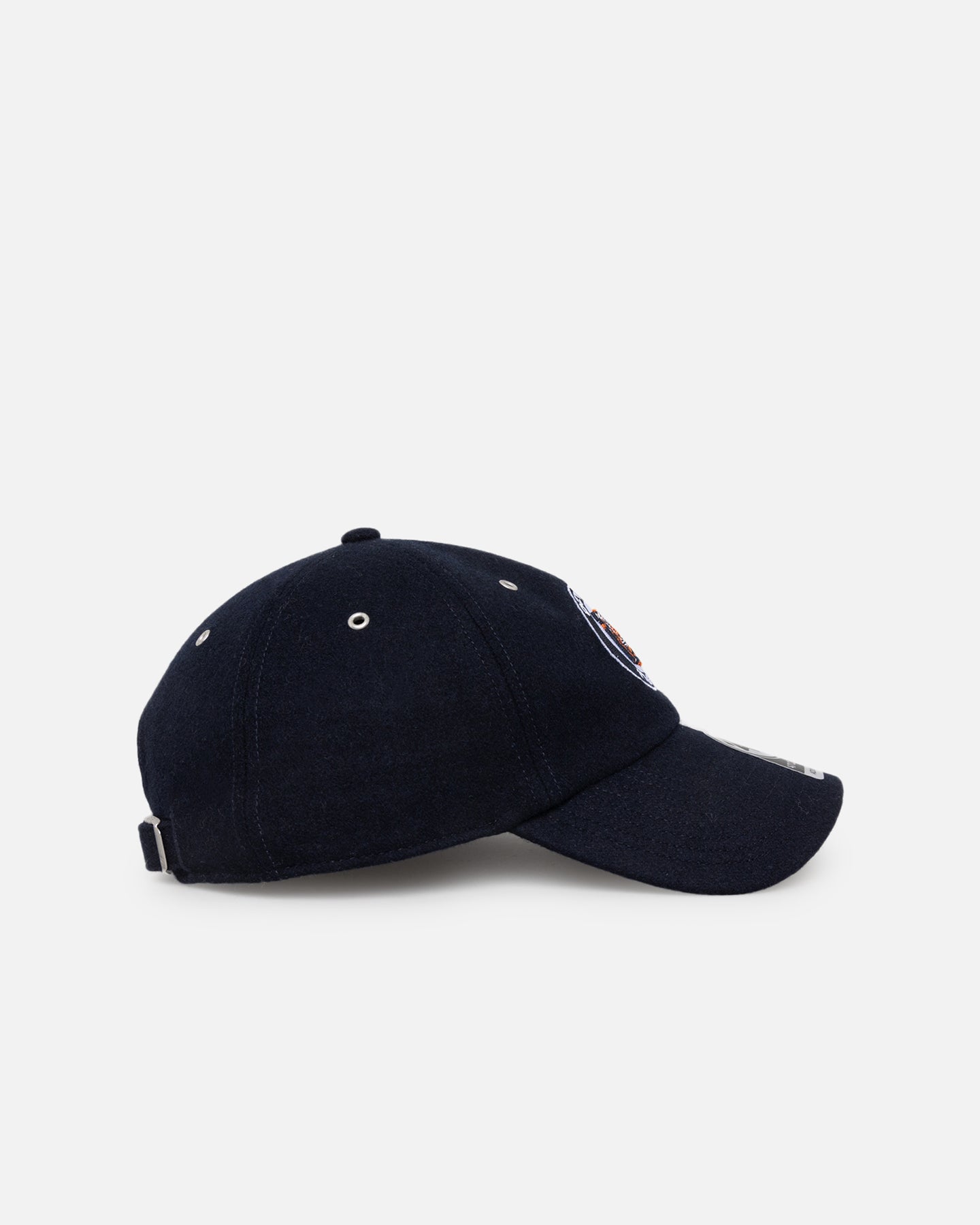 47 Brand Detroit Tigers 'Wooly Clean Up' Strapback Adjustable Baseball Cap - Navy Blue Snapback Hat for Men & Women - Perfect for Baseball Games, Streetwear & Casual Outfits