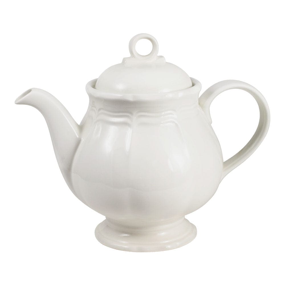 French Countryside® Elegant Tea Server Set - Porcelain Tea Pot with Infuser & Cups - Perfect for Afternoon Tea, Bridal Showers & Gifts