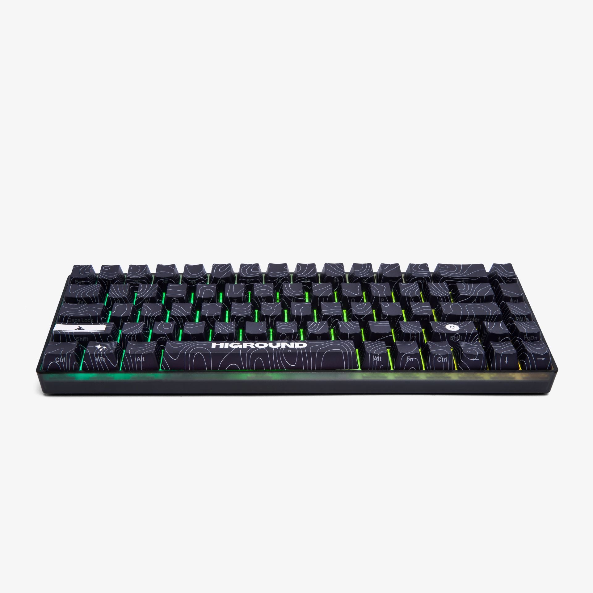 Higround Basecamp 65HE Mechanical Gaming Keyboard - Black Ice Edition | 65% Compact Layout, Hot-Swappable Switches | Perfect for Esports, Streaming & Office Work