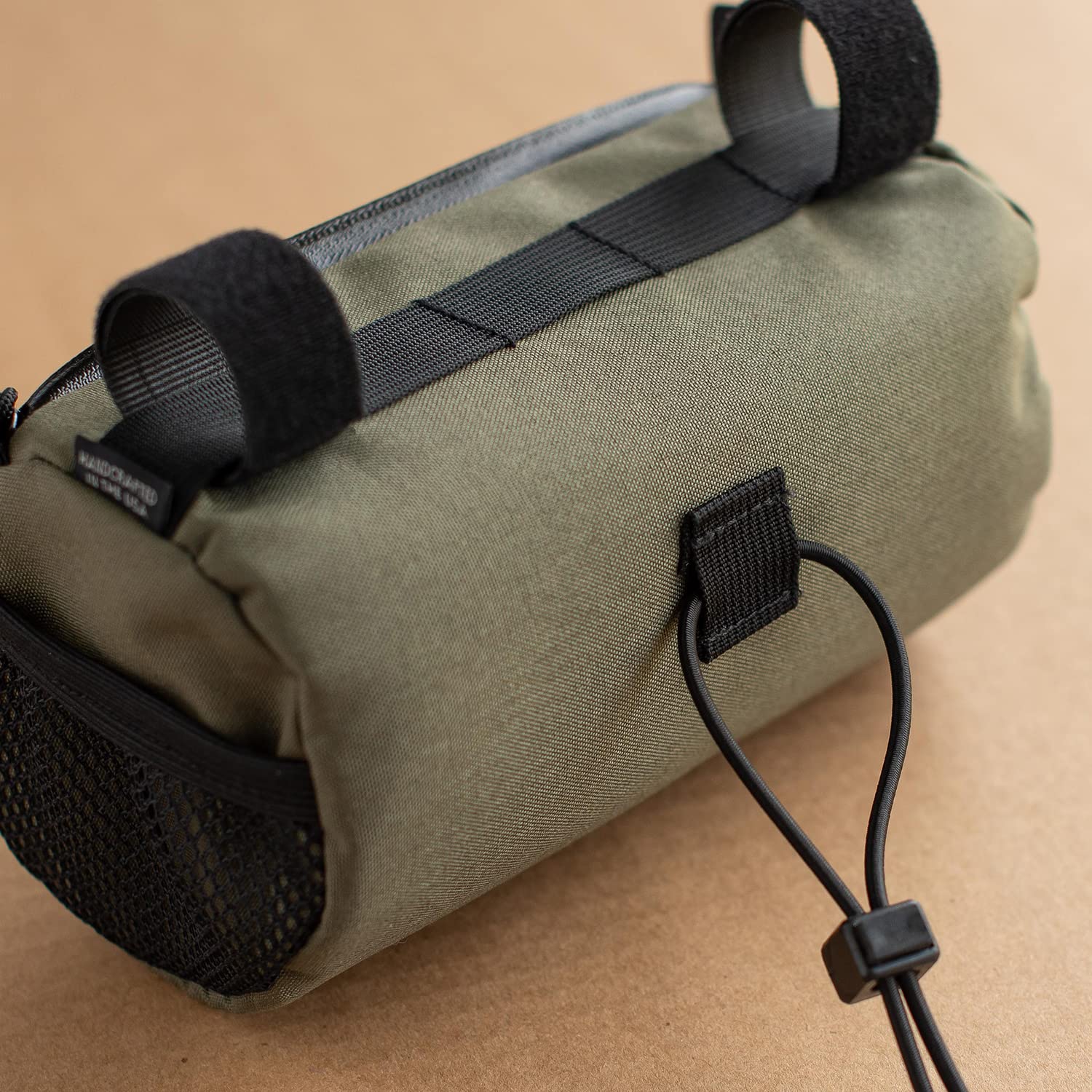 Snēk Cycling Stache Handlebar Bag - Waterproof Bike Handlebar Bag for Road & Mountain Bikes - Perfect for Commuting, Touring & Adventure Cycling
