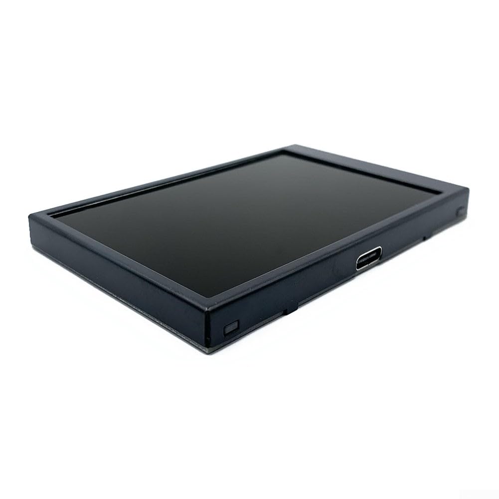3.5 Inch IPS USB Mini Screen - PC CPU RAM HDD Temperature Monitor with AIDA64 Support | USB-C Secondary Display for Computer Case | Perfect for Gaming Rigs, Workstations & PC Build Monitoring