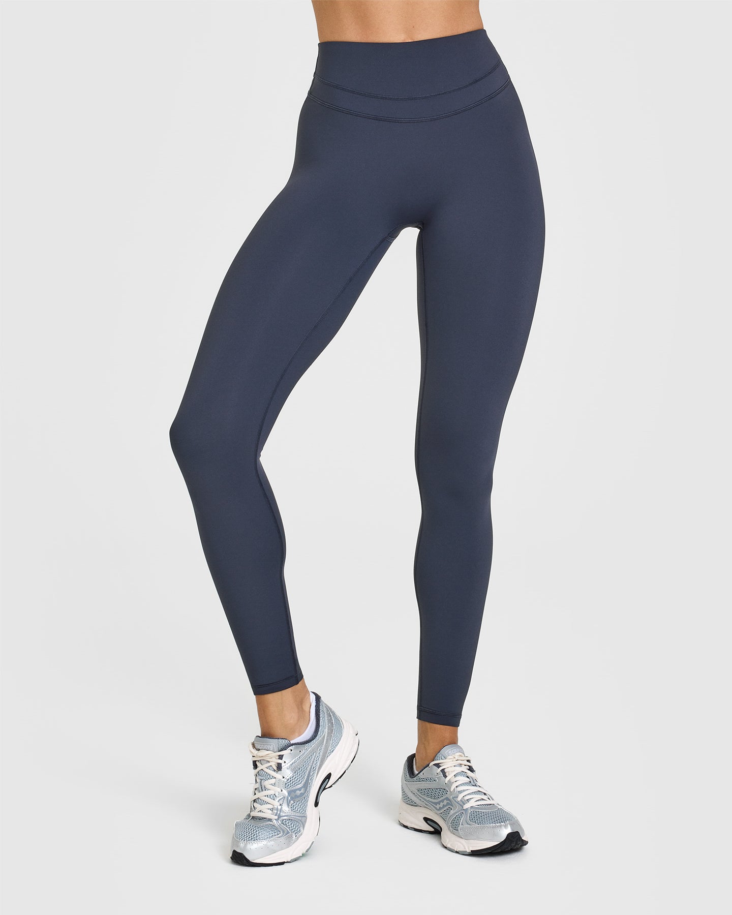 High Waisted Leggings for Women - True Blue Seamless Yoga Pants | Perfect for Workout, Yoga & Everyday Wear