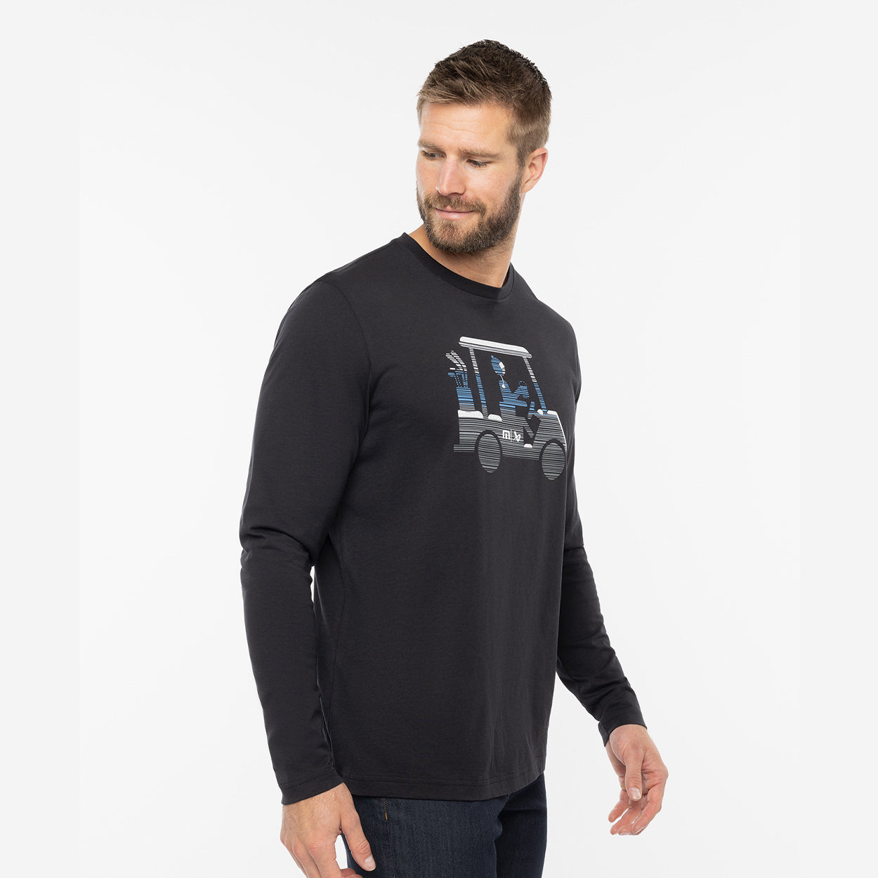 Bauer Travis Mathew Sled Shack Long Sleeve T-Shirt for Men - Comfortable & Stylish Crewneck Tee for Winter Sports & Casual Wear