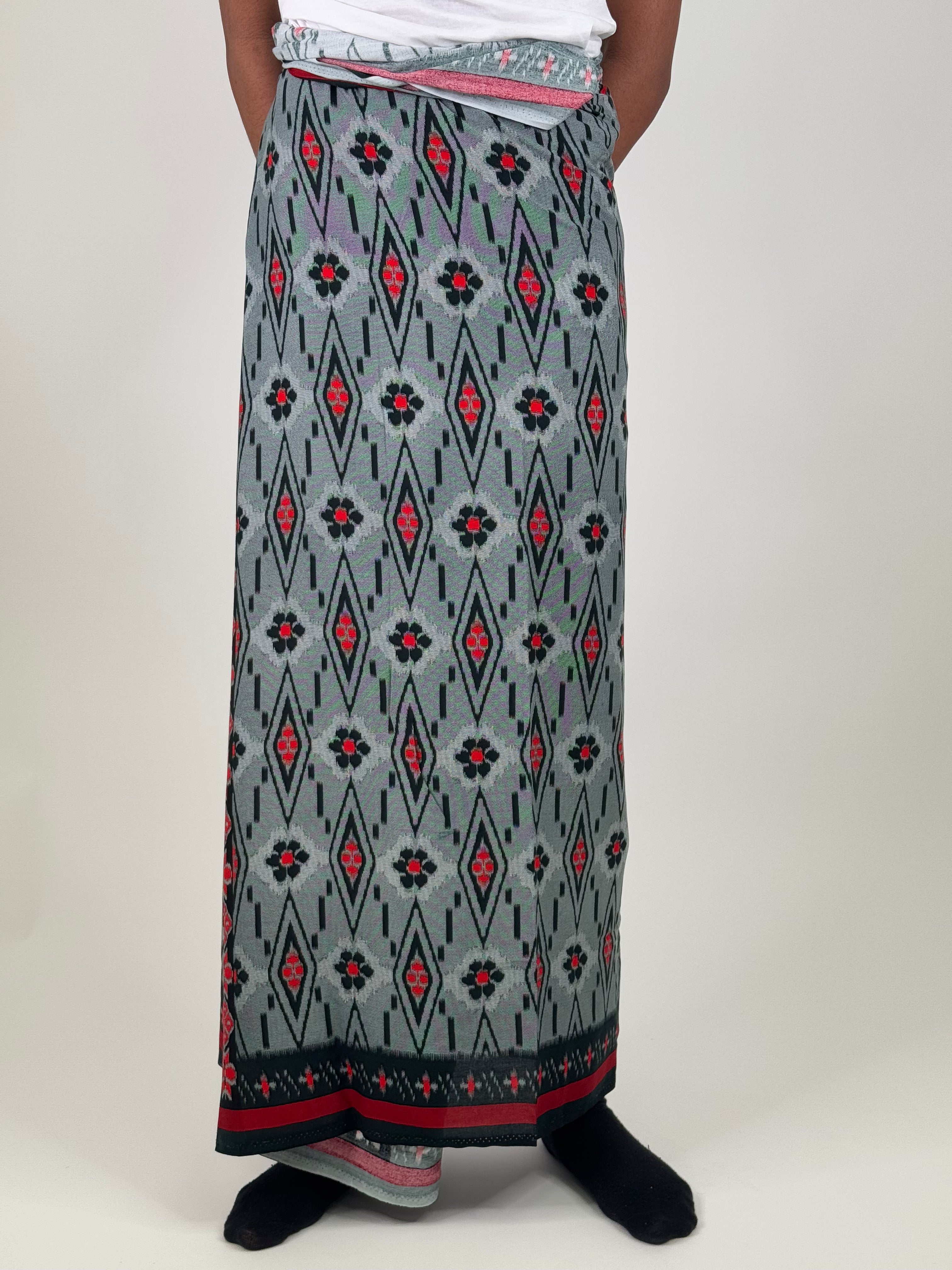 Ilmo Adeer Print Somali Macawiis for Boys - Traditional Islamic Clothing for Prayer & Special Occasions