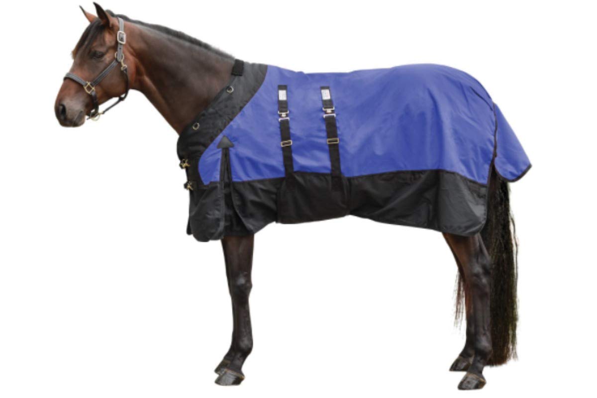 Contour Collar Classic II Horse Turnout Blanket - Waterproof Winter Horse Blanket with Bellyband Closure | Weather Protection for Cold Climates | Ideal for Pasture, Riding, and Stable Use