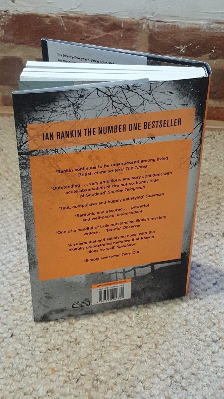 Standing in Another Man's Grave - A Rebus Novel by Ian Rankin | Crime Thriller Book for Mystery Lovers | Perfect for Book Clubs & Late Night Reading