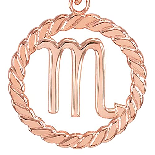 14k Rose Gold Scorpio