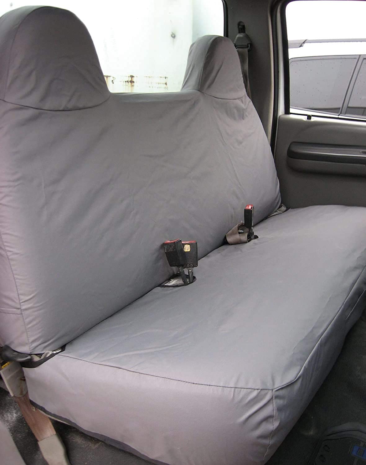 Durafit Custom Exact Fit Seat Covers for 1999-2007 Ford F250 F350 F450 F550 Work Truck - Front Solid Bench Seat - F236 CLGC Camo Endura - Heavy Duty Protection for Construction & Off-Road Use