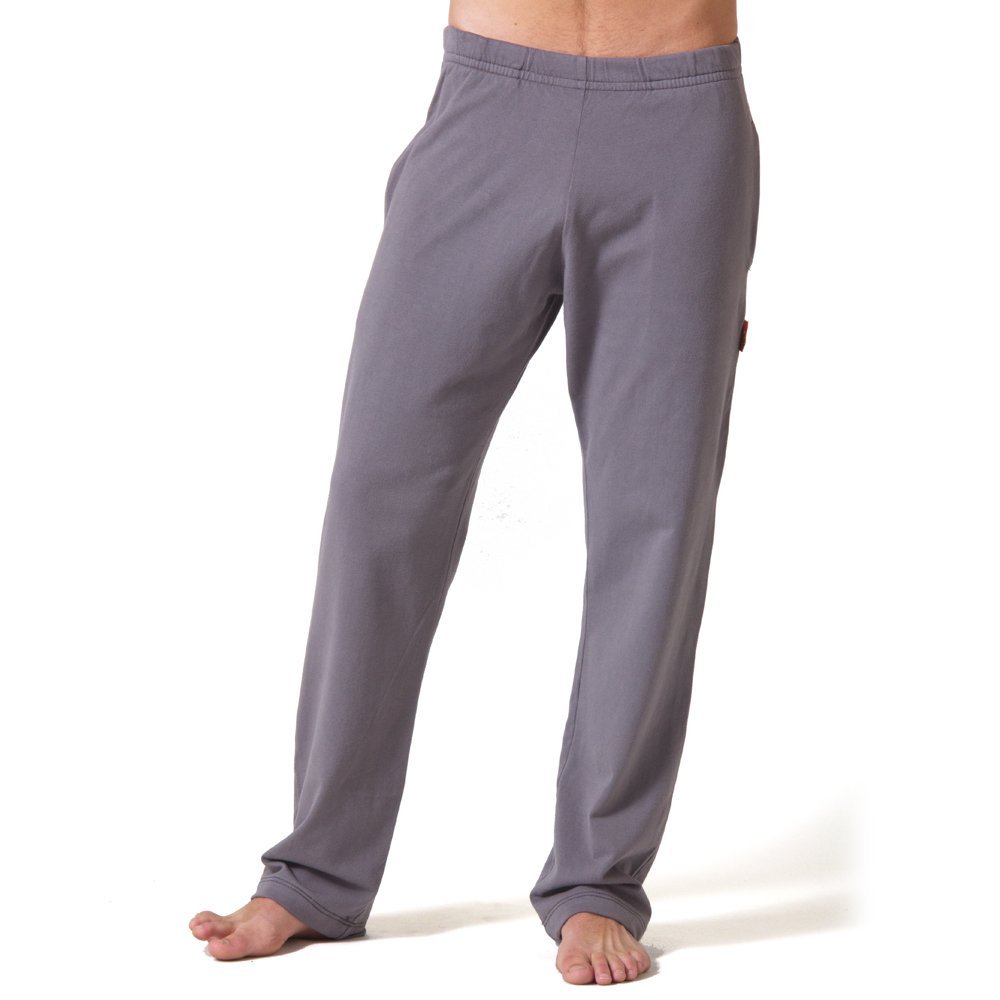 Premium Organic Cotton Men's Yoga Pants - High-Strength Stretch Workout Pants for Gym, Running & Lounge Wear - Eco-Friendly Comfort Fit