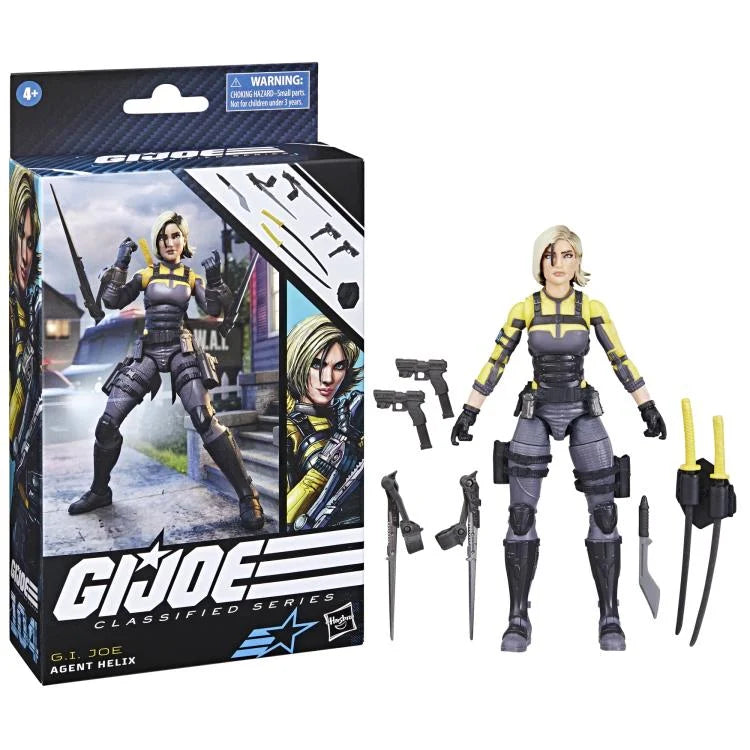 G.I. Joe Classified Series Agent Helix Action Figure - 6-Inch Collectible Toy with Accessories for Display & Play | Perfect for Fans, Collectors & Gift Giving