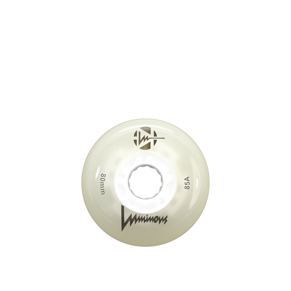Luminous 80mm/85a Skateboard Wheel (Single) - High-Performance Glow in the Dark Wheels for Night Skateboarding & Longboard Cruising