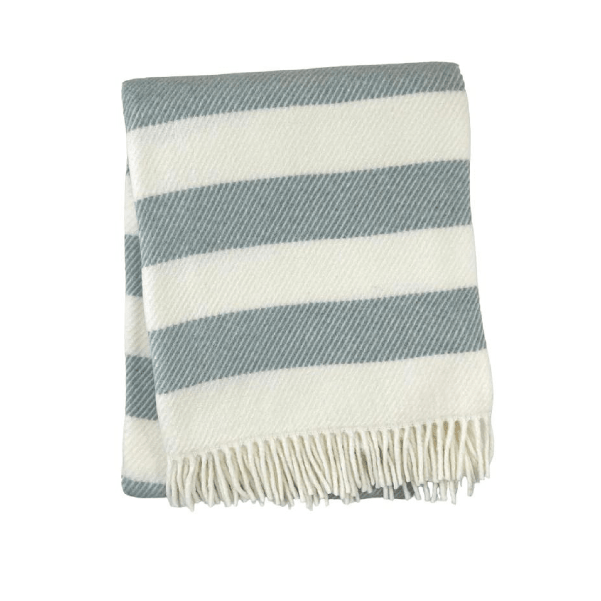 Personalized Candy Stripe Fringed Throw Blanket - Custom Monogrammed Soft Cozy Decorative Accent for Couch, Bed, or Gift Giving