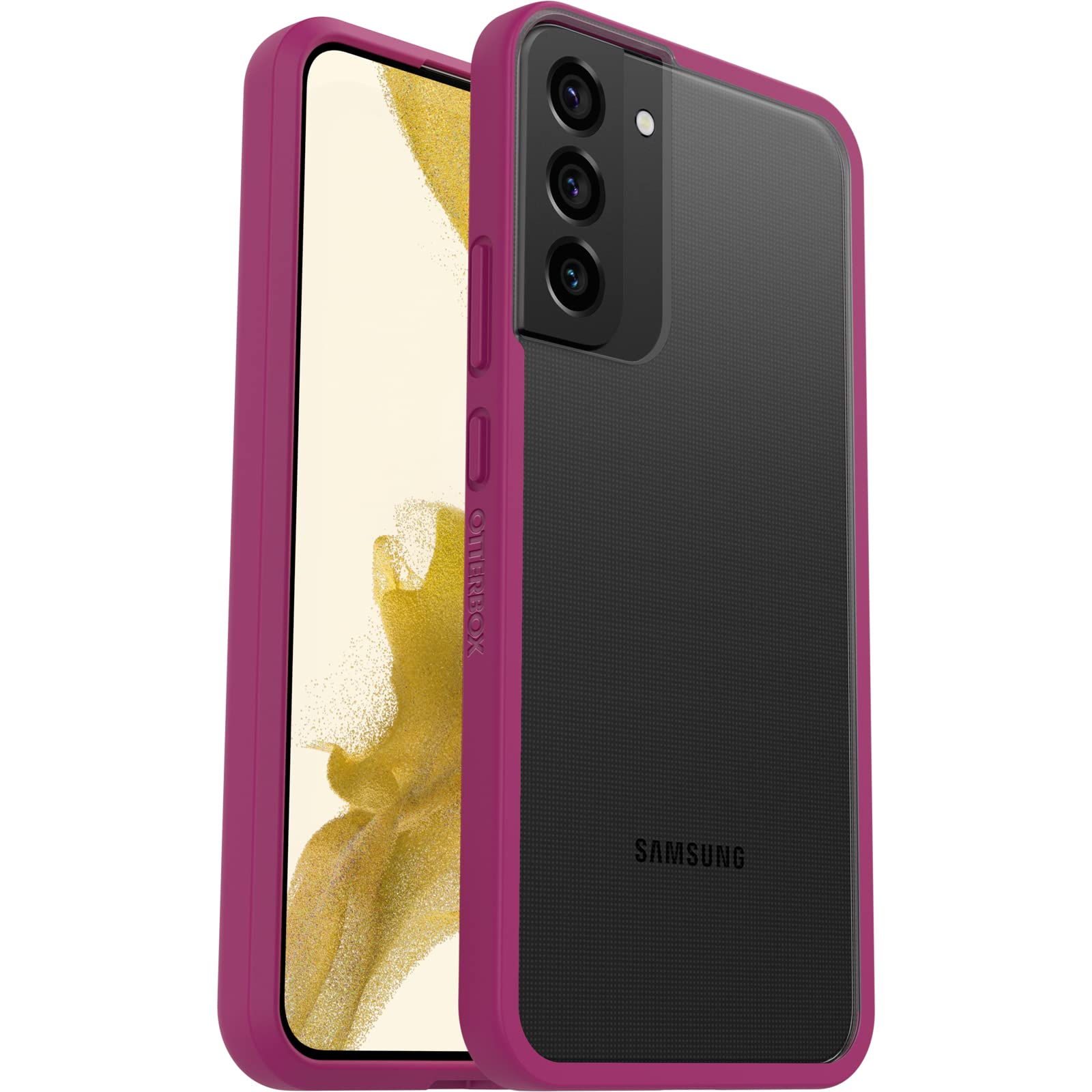OtterBox Galaxy S22+ Prefix Series Case - Ultra Thin Protective Cover with Raised Edges, Wireless Charging Compatible, Party Pink | Slim & Pocket-Friendly Design for Screen & Camera Protection | Perfect for Everyday Use, Travel & Outdoor Activities