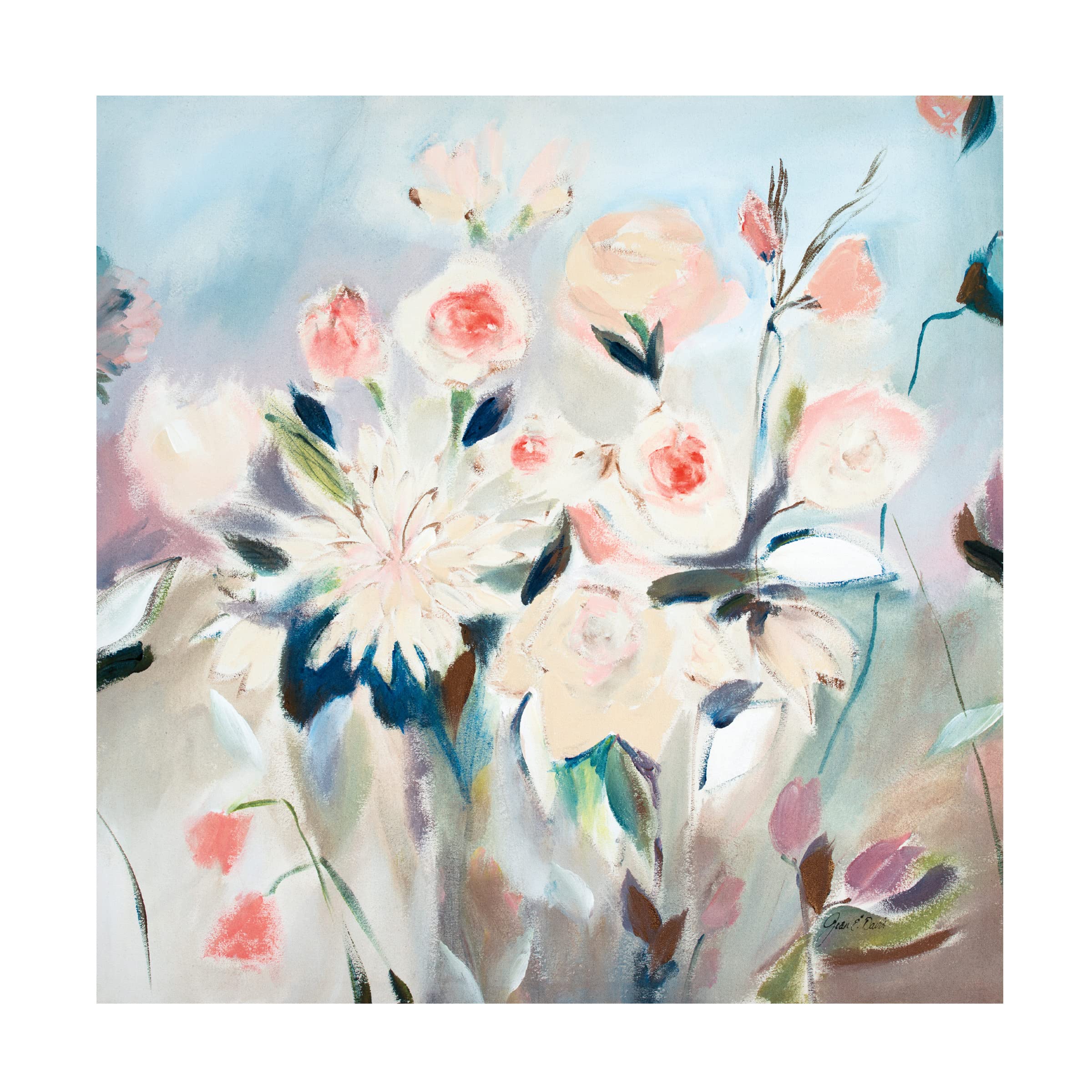 Janelle Penner 'Wine in Paris III' Canvas Wall Art Print - French Wine Painting for Living Room, Dining Room & Home Decor