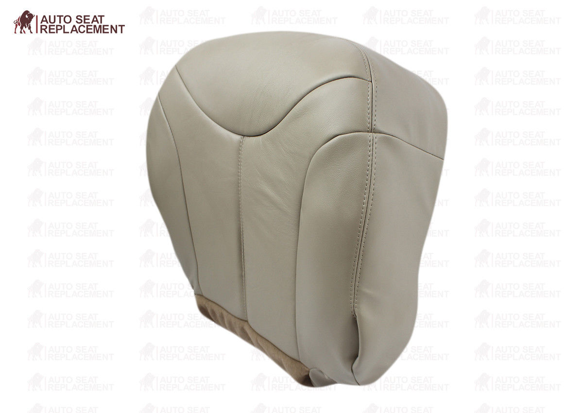 2000-2002 GMC Yukon XL 1500/2500 SLT Front Bottom Seat Covers - Tan Leather (Driver & Passenger Side) - Perfect for Car Interior Protection & Comfort Upgrade