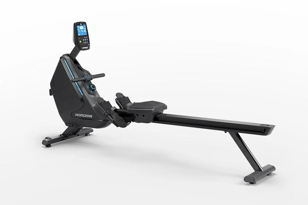 Horizon Oxford 6 Rowing Machine for Home Gym - Premium Indoor Rower with Smooth Magnetic Resistance for Full Body Workout | Perfect for Cardio Training, Weight Loss & Small Space Fitness
