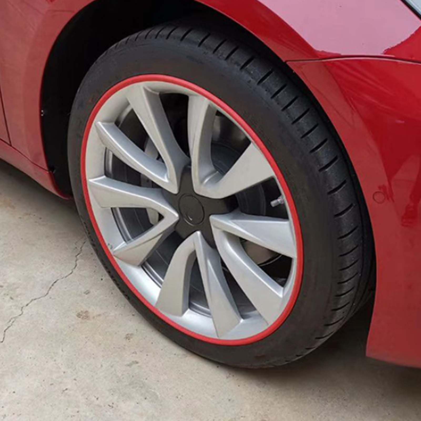 **Durable Nylon Wheel Rim Protectors for 18-Inch Wheels (2017-2023) – Set of 4, Anti-Scratch, Easy Installation – Perfect for Parking Safety & Curb Protection**