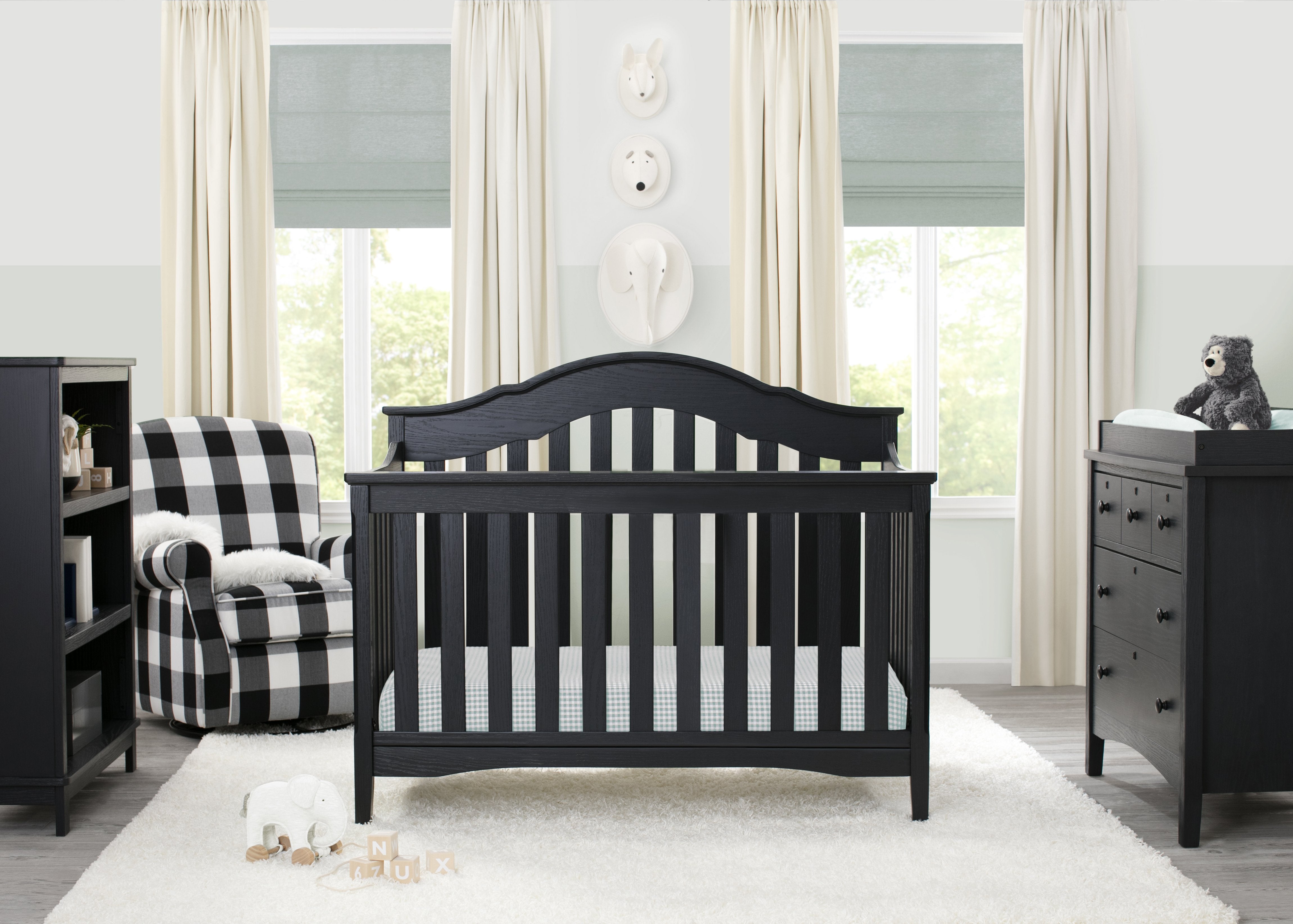 Farmhouse Style 3-Drawer Dresser with Changing Top - Nursery Storage Solution for Baby Essentials & Bedroom Organization