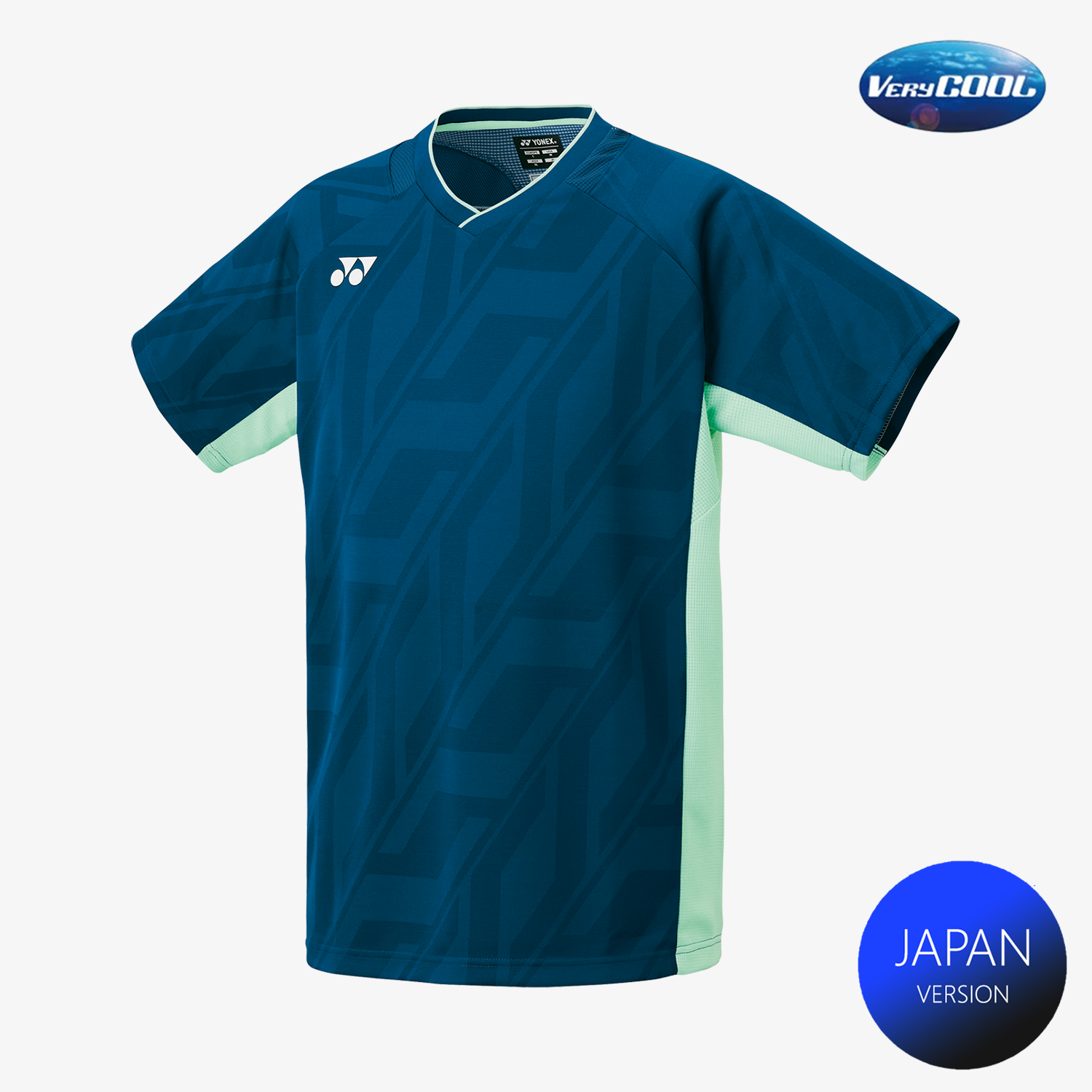 Yonex Men's Crew Neck Tennis Shirt 10632 - Ink Blue | Moisture-Wicking & Breathable for Sports & Casual Wear