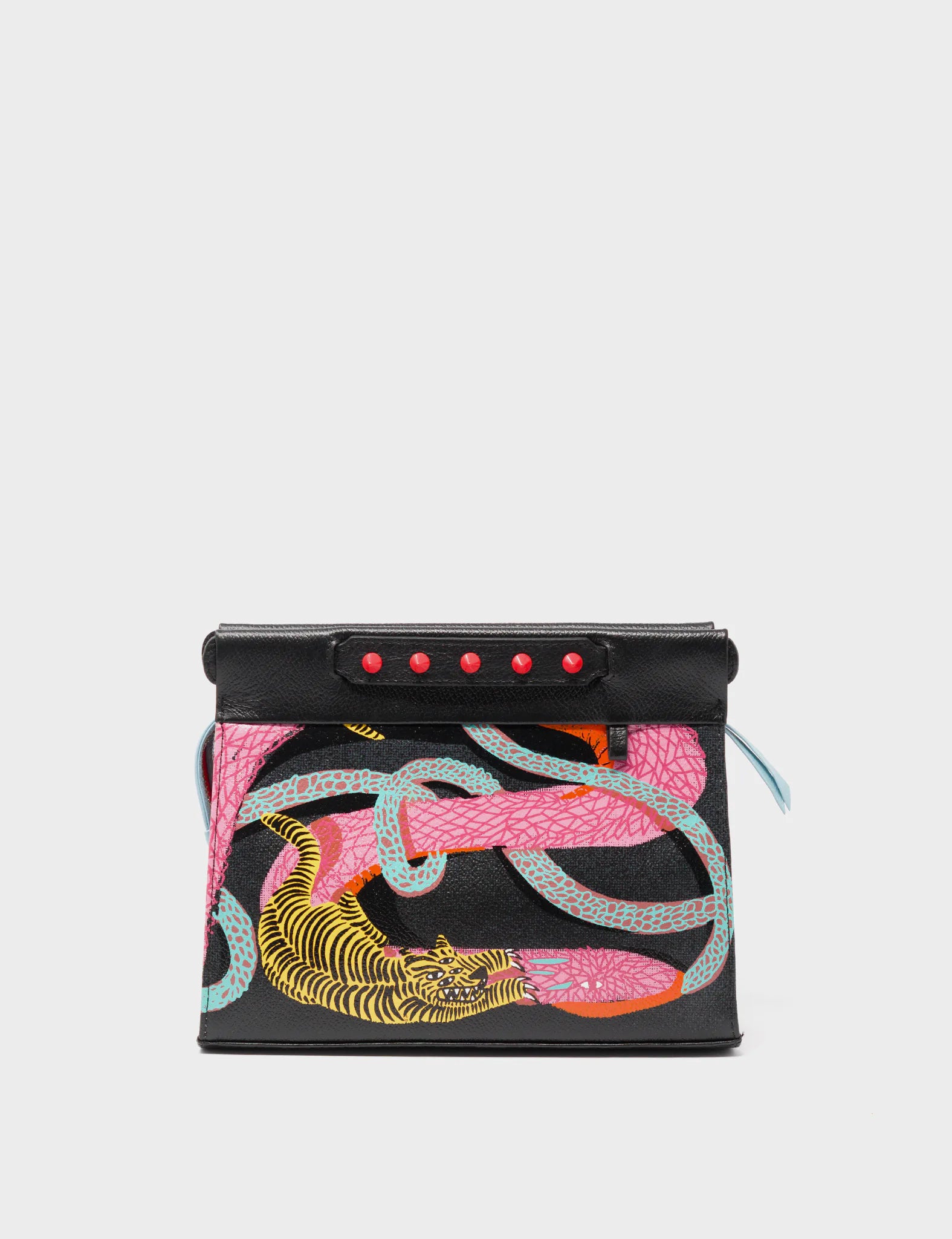 Vali Small Crossbody Bag - Genuine Black Leather with Tangle Tales Design - Perfect for Everyday Use, Travel & Casual Outings