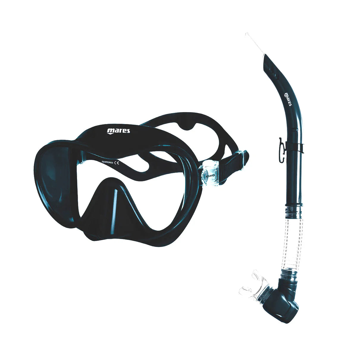 Mares Combo Tropical Mask + Snorkel Set for Scuba Diving, Snorkeling & Swimming - Comfortable Anti-Fog Scuba Gear for Adults & Kids - Perfect for Beach Vacations & Underwater Adventures
