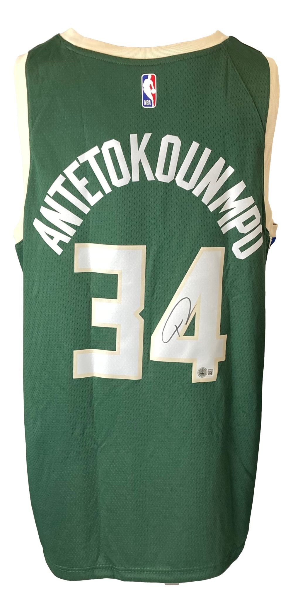 Giannis Antetokounmpo Autographed Milwaukee Bucks Nike Swingman Jersey - Authentic Signed Basketball Jersey for Collectors & Fans - Perfect for Sports Memorabilia Displays, Gifts & Game Day Outfits