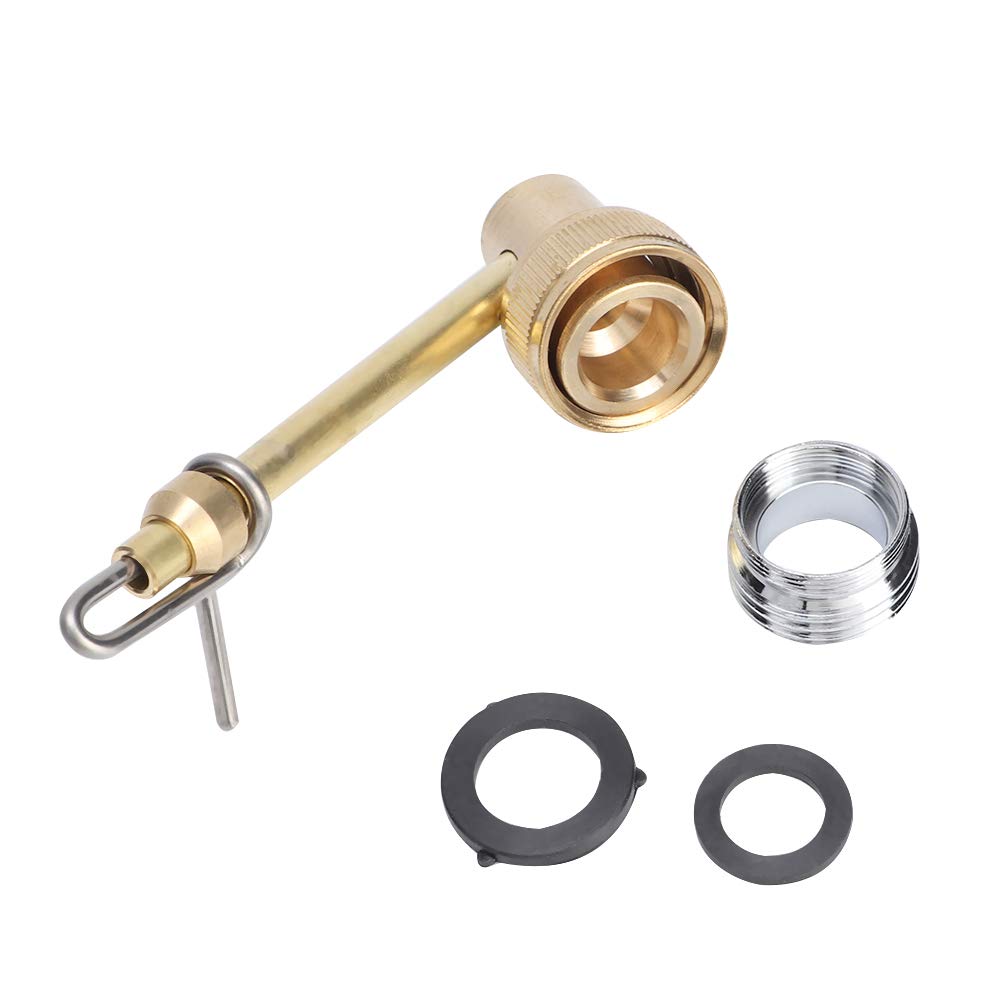 Premium Brass Beer Jet Bottle Washer - High Pressure Faucet Adapter for Home Brewing, Bottling & Draft Beer Systems | Perfect for Home Brewers, Bars & Commercial Use