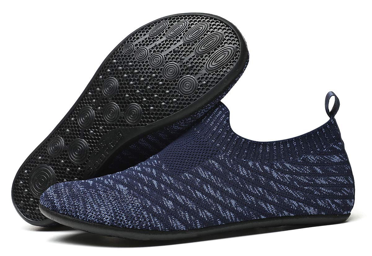SLIPVEL Lightweight House Slippers - Non-Slip Indoor Home Yoga Shoes for Women & Men - Perfect for Relaxing at Home, Yoga Practice, and Spa Days