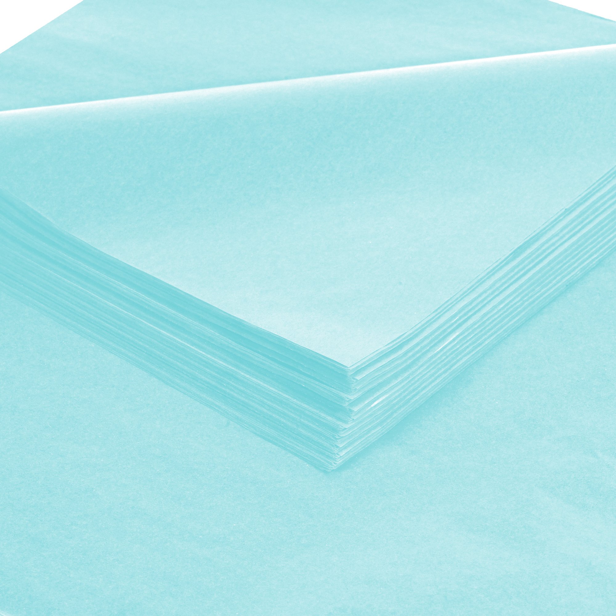 Premium Light Blue Tissue Paper for Gift Wrapping - 20