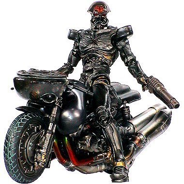 BANDAI SIC Hakaider & Hakaider Bike Action Figure Set - Collectible Robot Model Kit for Anime Fans | Perfect for Display, Cosplay, and Gift Giving