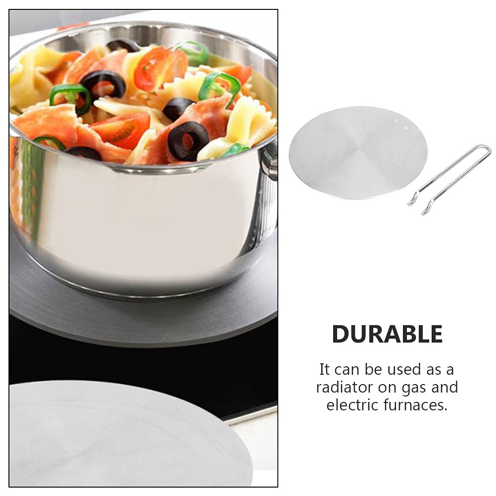 Cabilock Induction Cooker Heat Diffuser Plate - Heat Conduction Disk for Induction Cooktops, Thermal Guide Plate & Heat Converter for Non-Induction Cookware - Perfect for Kitchen, Camping & RV Cooking