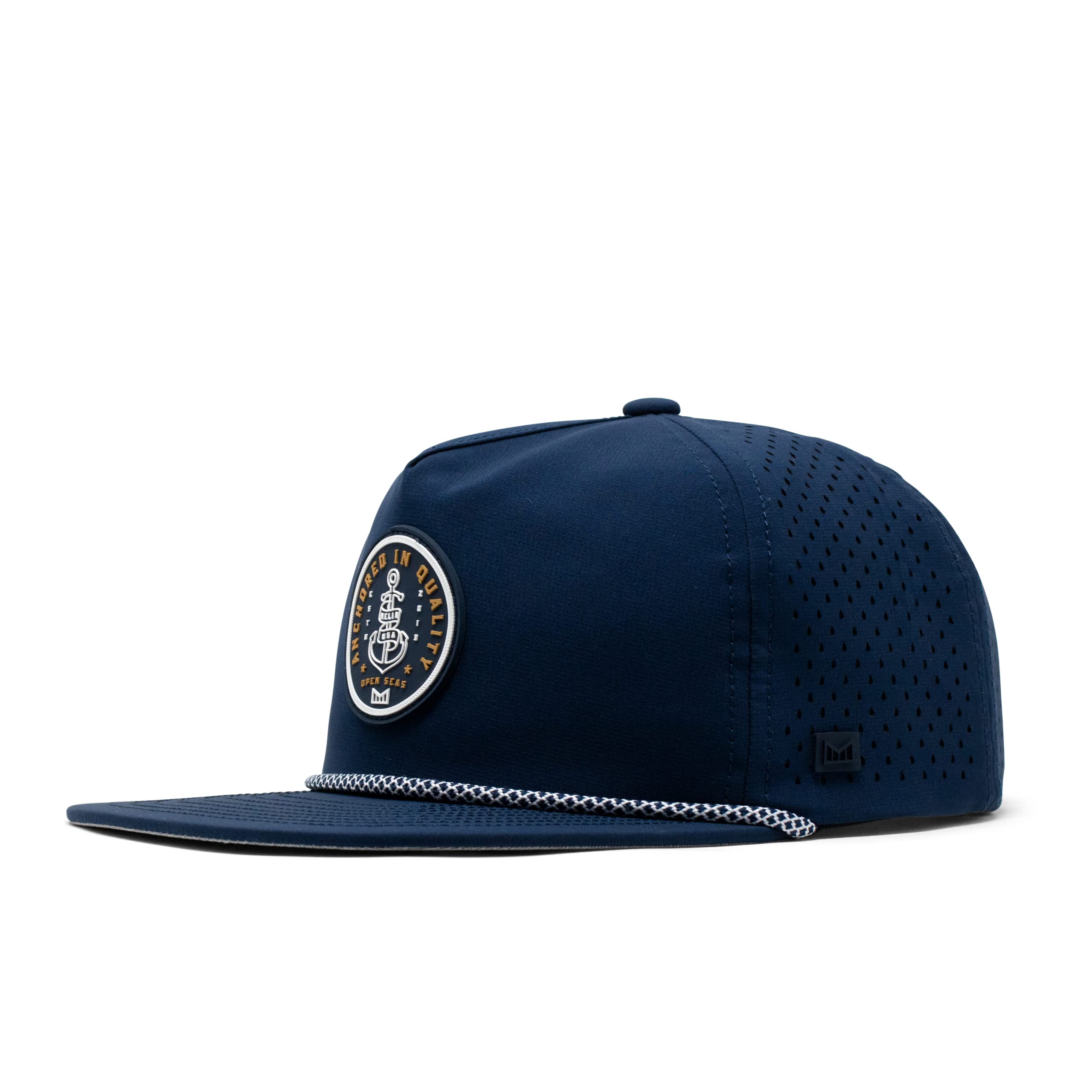 **Melin Coronado Anchored Hydro Snapback Hat - Water-Resistant Baseball Cap for Men & Women - Perfect for Golf, Running, Workout & Outdoor Activities**