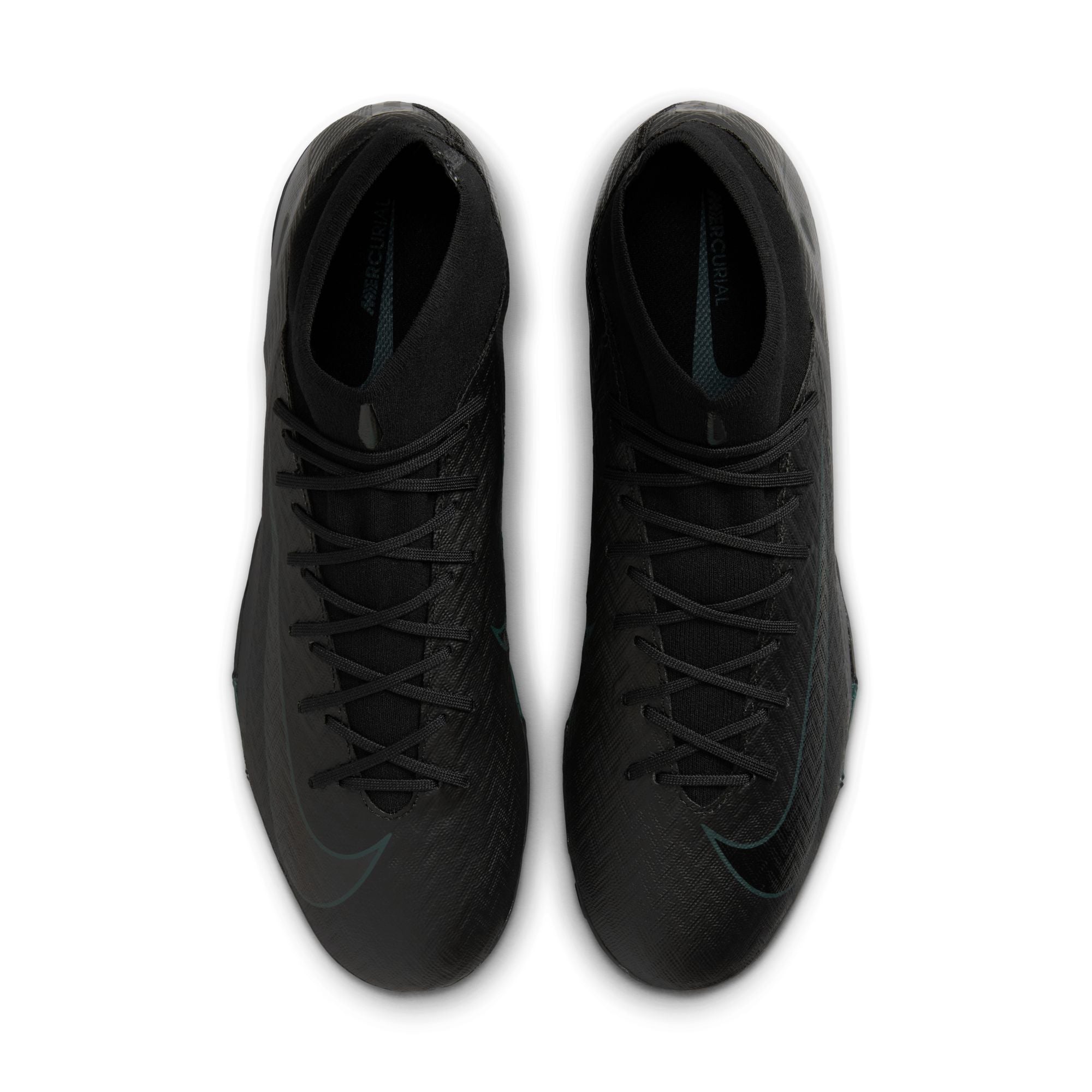 Nike Mercurial Superfly 10 Academy TF Turf Soccer Shoes for Men - Black/Deep Jungle - Artificial Grass Football Cleats for Indoor & Outdoor Training Matches