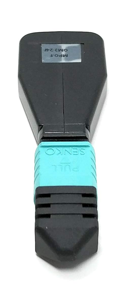 RiteAV MPO/MTP Loopback Adapter - OM3 Multimode 50/125μm 24 Fiber Female Connector - for Network Testing, Data Center & Fiber Optic Equipment Maintenance