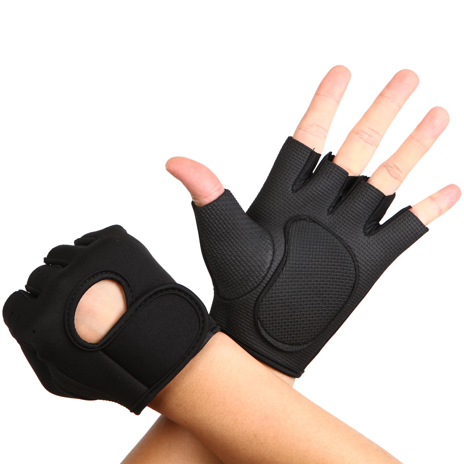 Flammi Women's Workout Gloves - Non-Slip Gym Gloves for Weight Lifting, Yoga & Cross Training - Breathable Fitness Gloves for Women with Wrist Support - Perfect for Gym, Home Workouts & Outdoor Training
