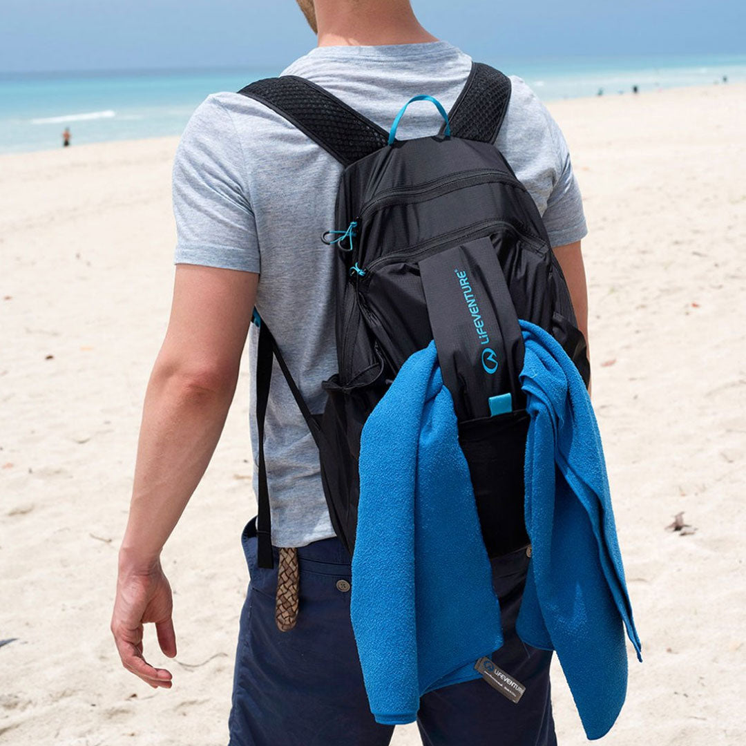 Lifeventure Packable Backpack 25L - Lightweight Foldable Travel Daypack for Hiking, Camping & Airplane Carry-On | Compact Water-Resistant Backpack for Outdoor Adventures