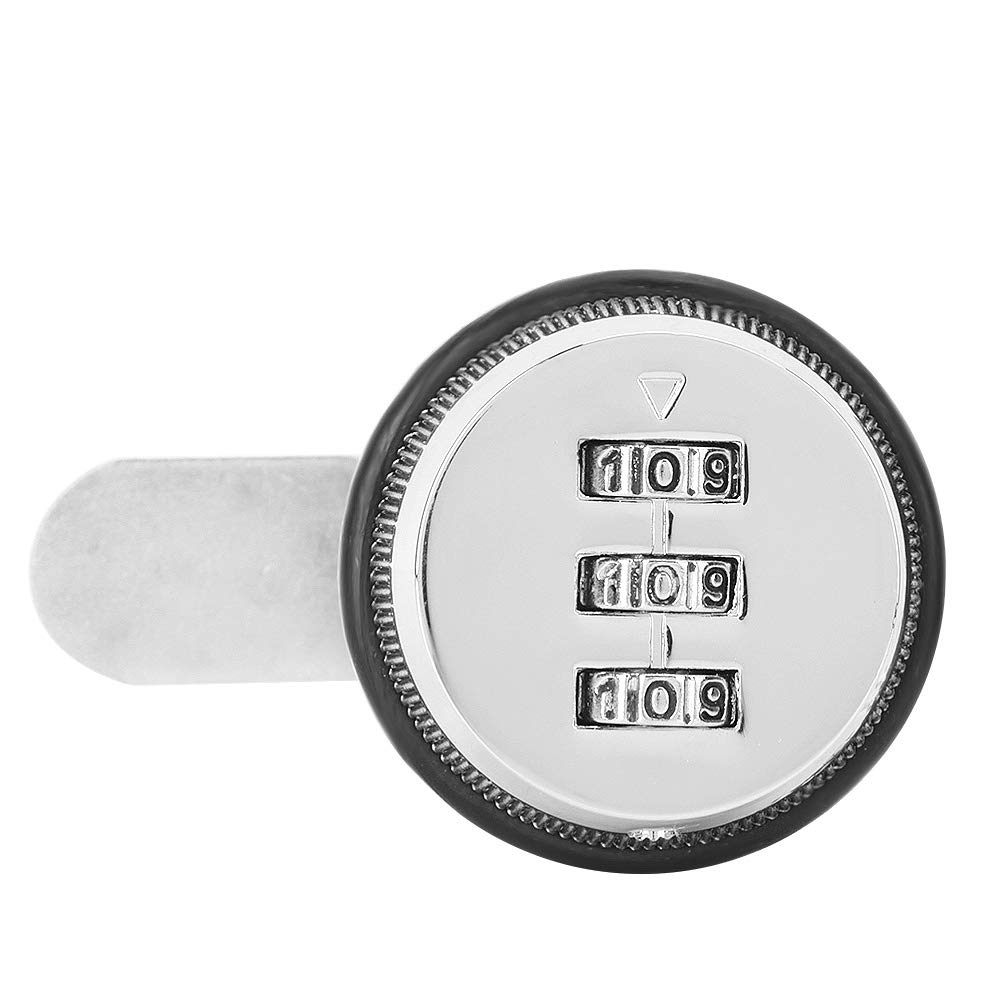 3 Digit Combination Lock - Zinc Alloy Mechanical Cam Lock for Cabinets, Toolboxes, Drawers & Mailboxes | Secure School Lockers, Storage Units & Office Furniture | Durable Keyless Entry Solution