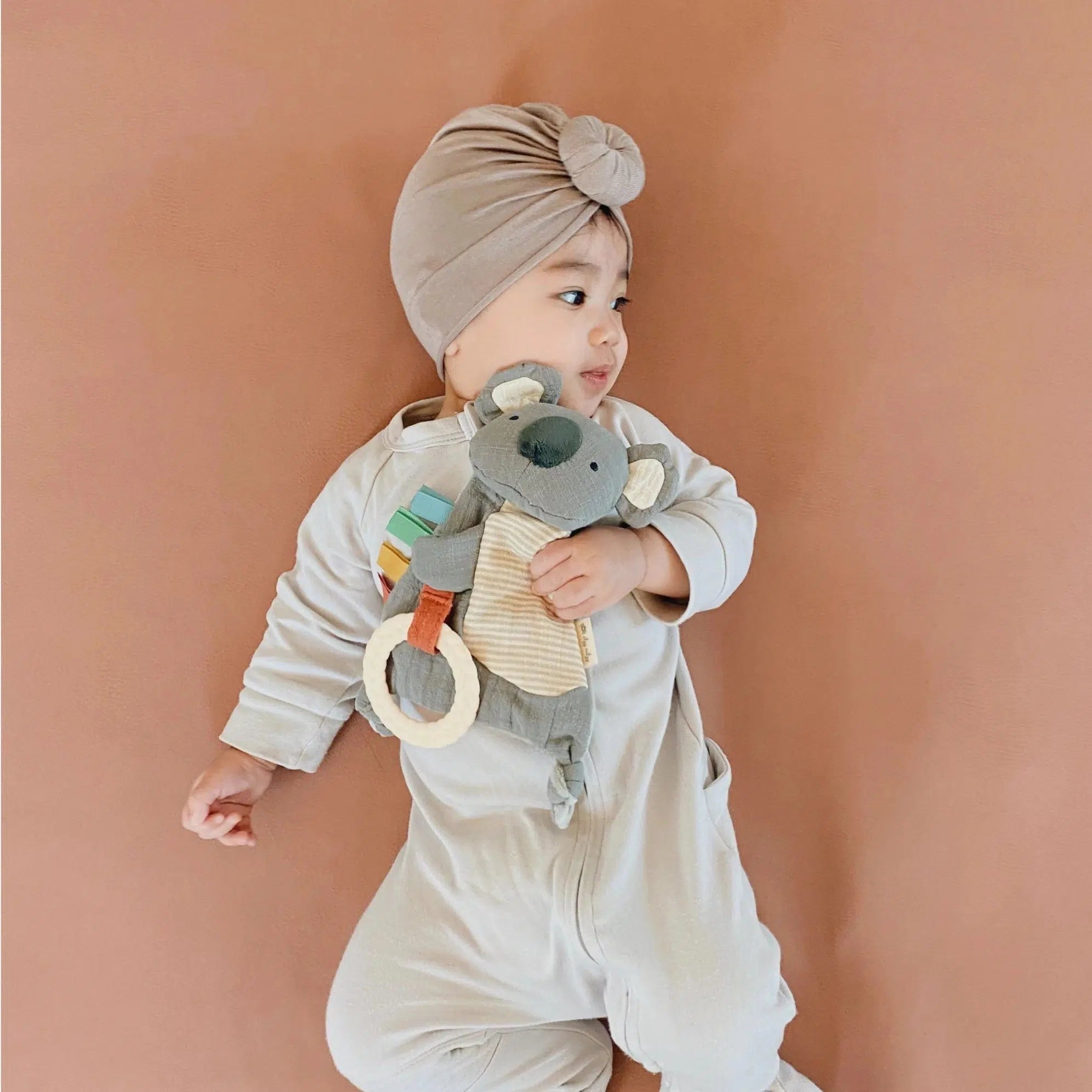 Itzy Ritzy Bitzy Crinkle Sensory Teether Toy - Koala Design for Babies, Soft & Safe Chew Toy for Teething Relief, Interactive Infant Toy for Sensory Development - Perfect for Playtime & Travel