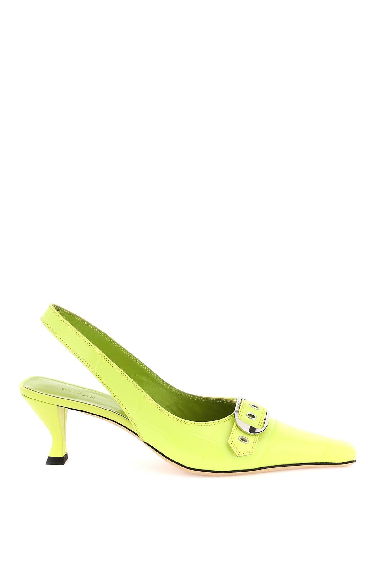 Far Croco Embossed Slingback Pumps - Women's Comfortable Heels for Work, Party & Wedding - Stylish Dress Shoes for Office & Evening Events