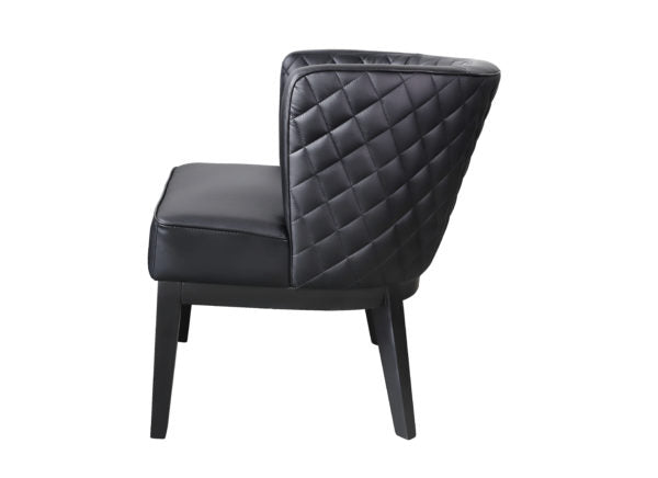 Boss Ava Quilted Dining Chair - Modern Accent Chair for Living Room, Guest Room & Dining Area - Black (B529QBK BK) | Elegant Home Decor & Comfortable Seating Solution