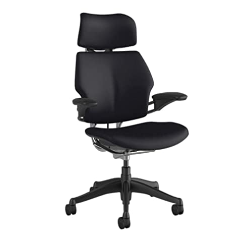 Humanscale Freedom Ergonomic Office Chair with Headrest - Adjustable Arms for Work & Home