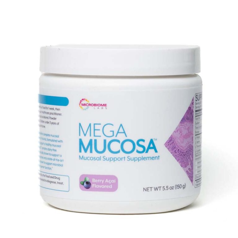 MegaMucosa™ Berry Acai - Gut Health Supplement with Prebiotics & Probiotics for Digestive Support - Immune Boosting Formula for Men & Women - Perfect for Daily Wellness Routine & Travel