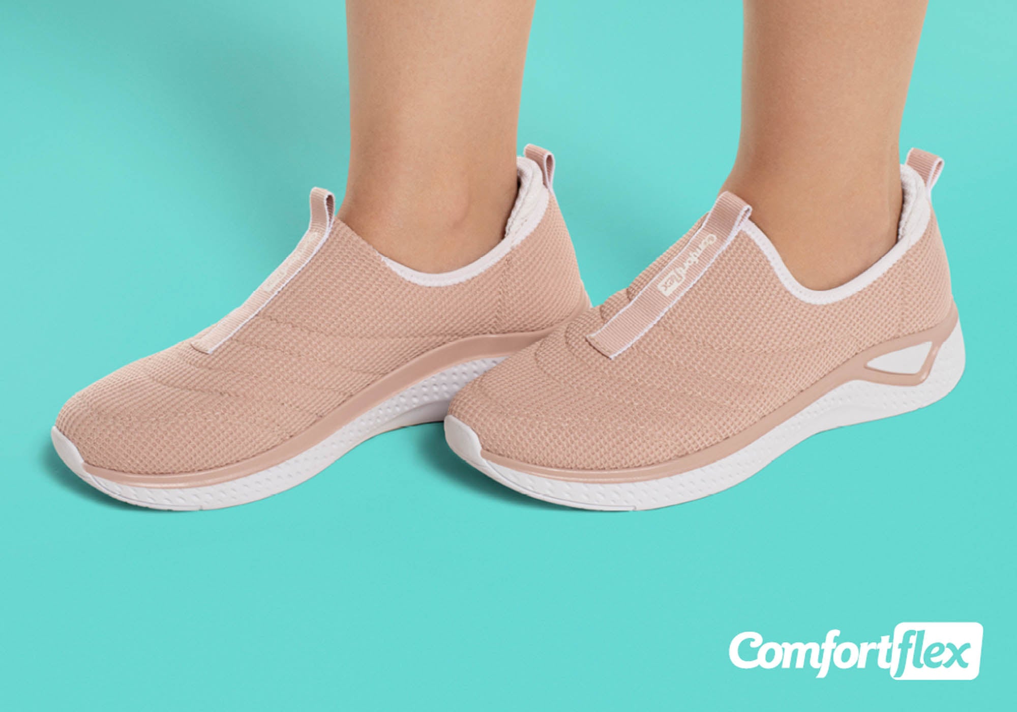 Comfortflex Cassie Women's Slip-On Casual Shoes - Breathable & Lightweight for All-Day Comfort - Made in Brazil | Perfect for Walking, Travel & Everyday Wear