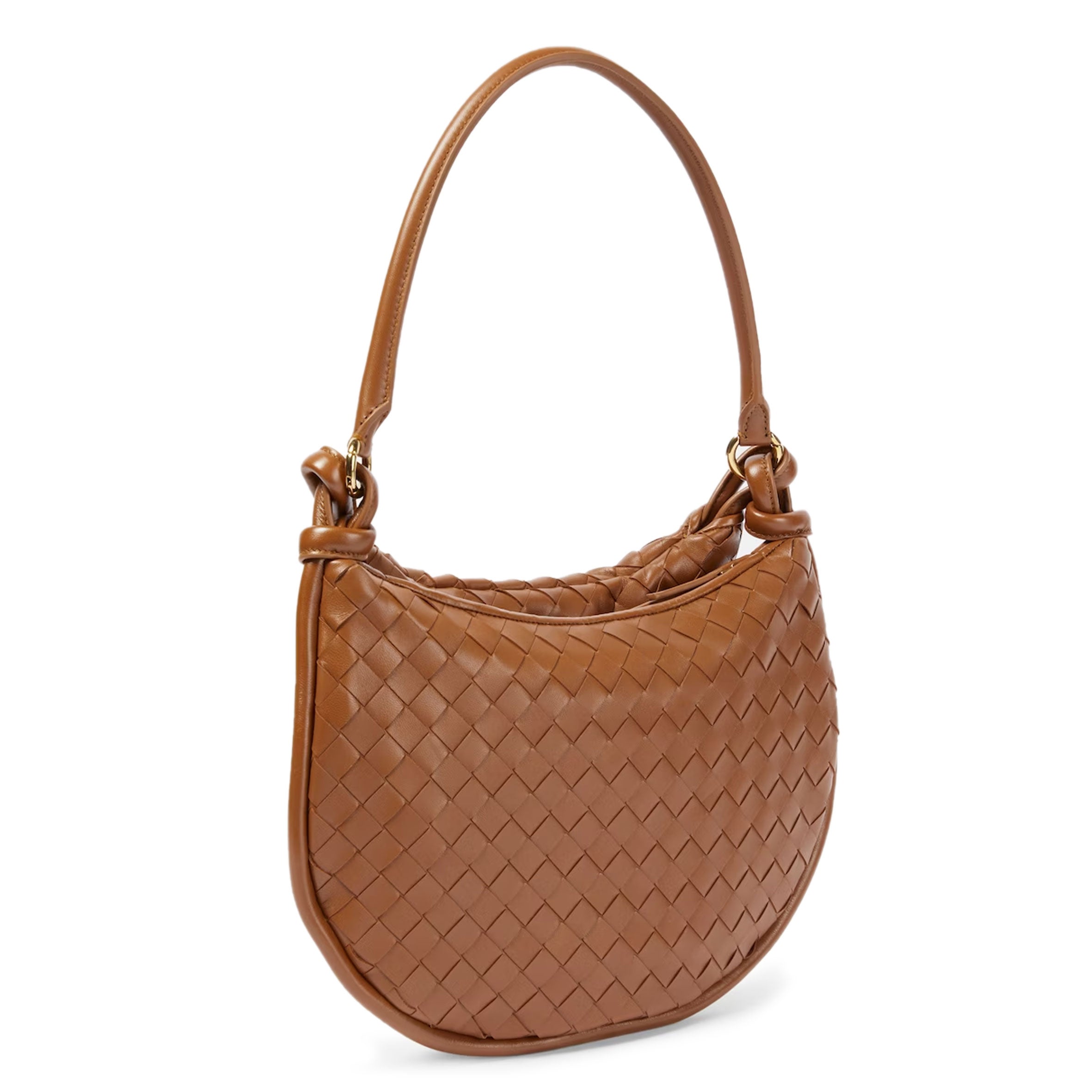 Gemelli Medium Leather Tote Bag in Cognac - Stylish & Spacious Handbag for Work, Travel & Everyday Use