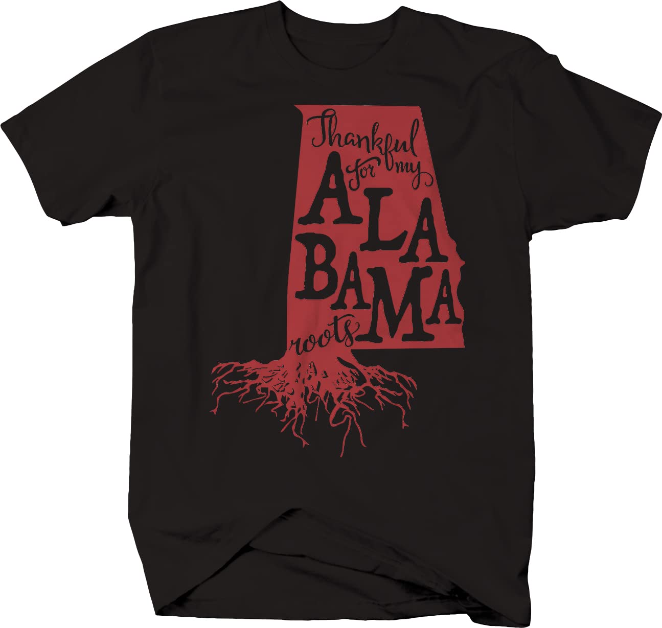Alabama Home Roots Men's T-Shirts - Soft Cotton Comfortable Casual Tees for Everyday Wear & Southern Pride
