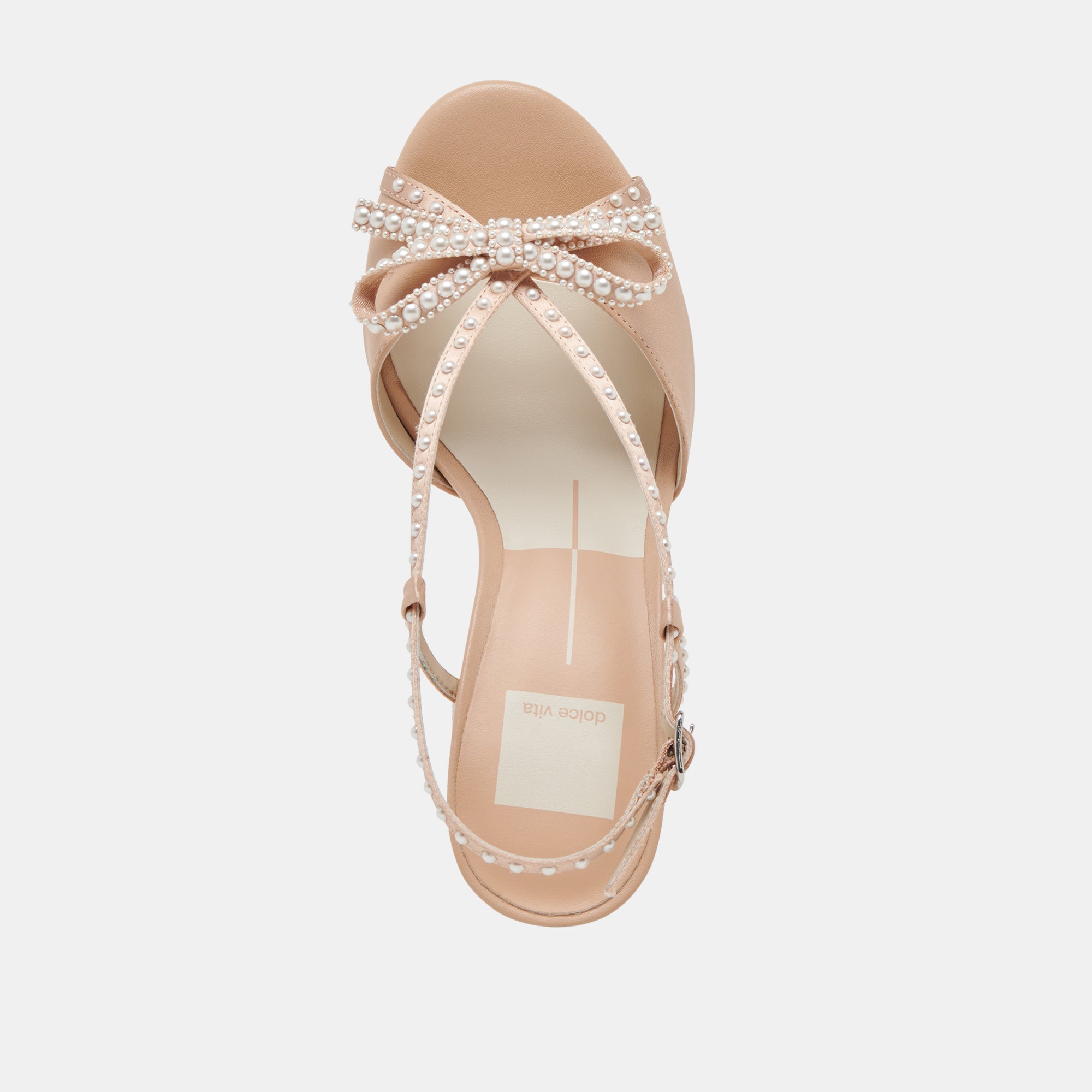 Lonny Pearl Heels - Blush Satin Women's High Heels for Weddings, Parties & Special Occasions