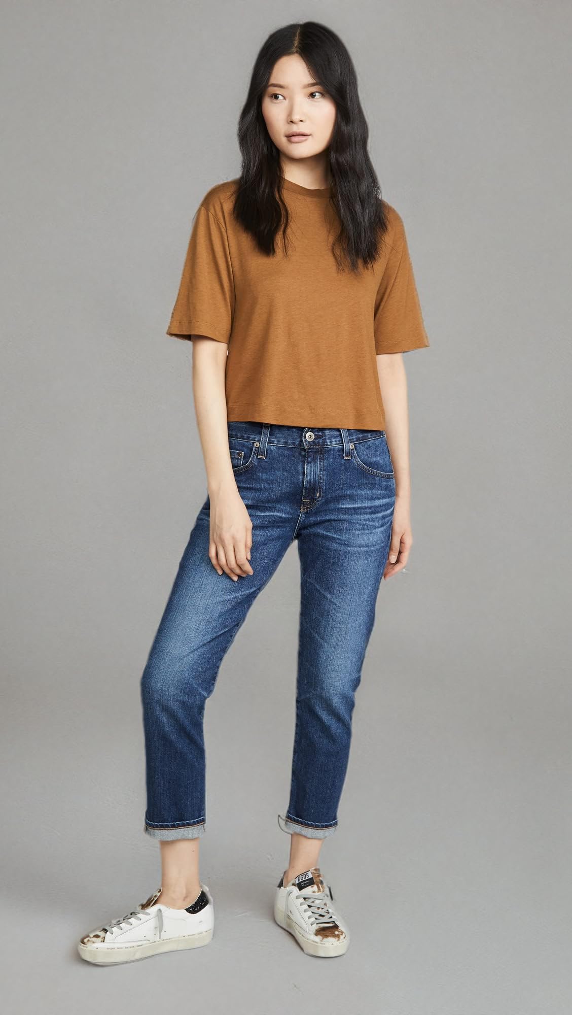 AG Adriano Goldschmied Women's Ex Boyfriend Slim Jeans - High Waisted Distressed Denim Pants for Casual Wear & Night Out | Perfect for Everyday Style and Date Nights