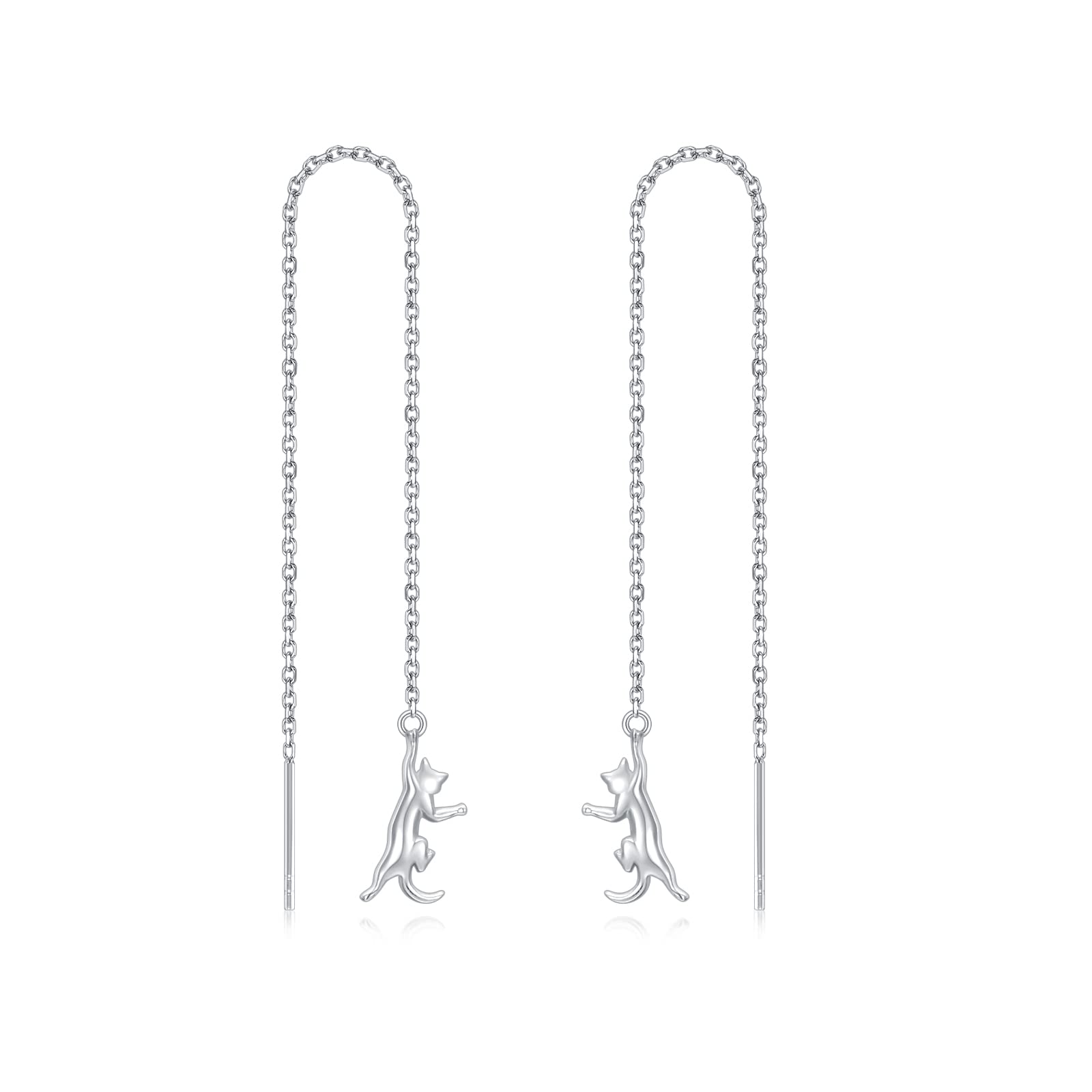 ROMANTICWORK Sterling Silver Animal Earrings - Cute Stud Earrings for Women & Girls, Perfect Birthday Gift for Daughter | Casual Wear, Party Accessories, Everyday Jewelry