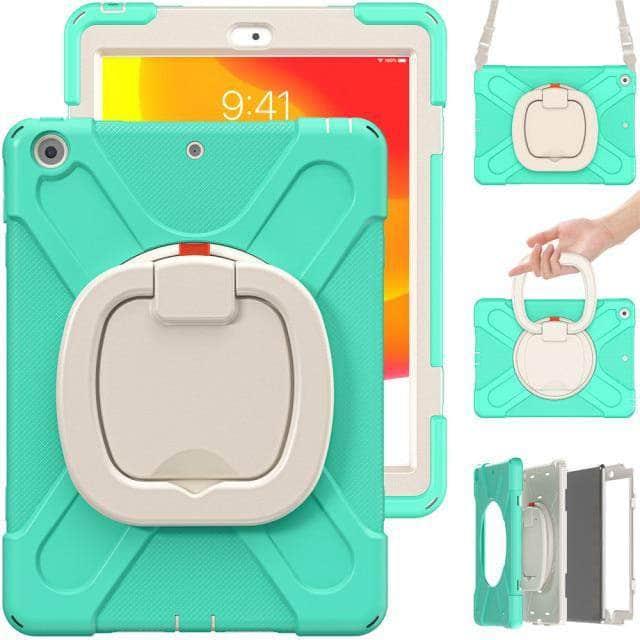 Durable Shockproof Case for iPad 7th & 8th Generation - Heavy Duty Rugged Protection for Work, Travel & Outdoor Adventures